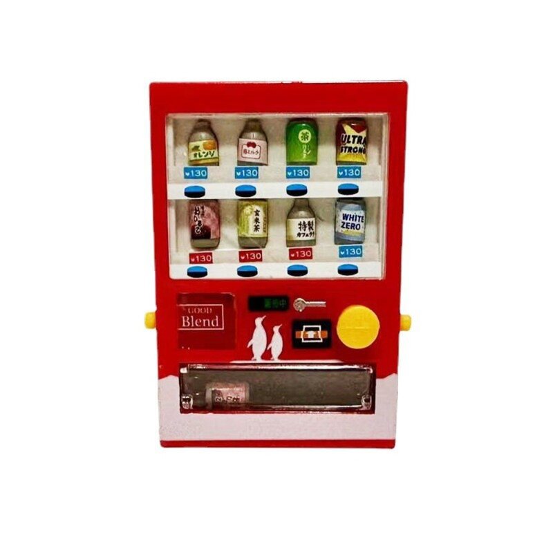 1: 12 Doll House Simulation Drinks Vending Machine Mini Stimulate Imagination Personality Intellectual Development