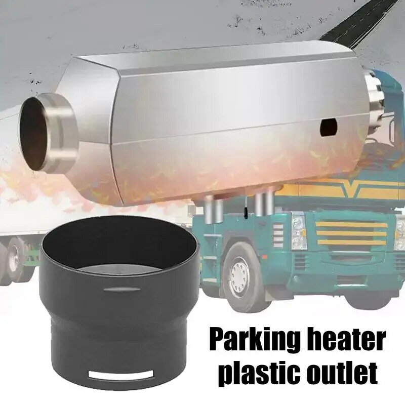 Heater Exhaust Pipe Connector ABS Parking Heater Adapter Heating Performance Improving Ducting Pipe Connector Exhaust Pipe