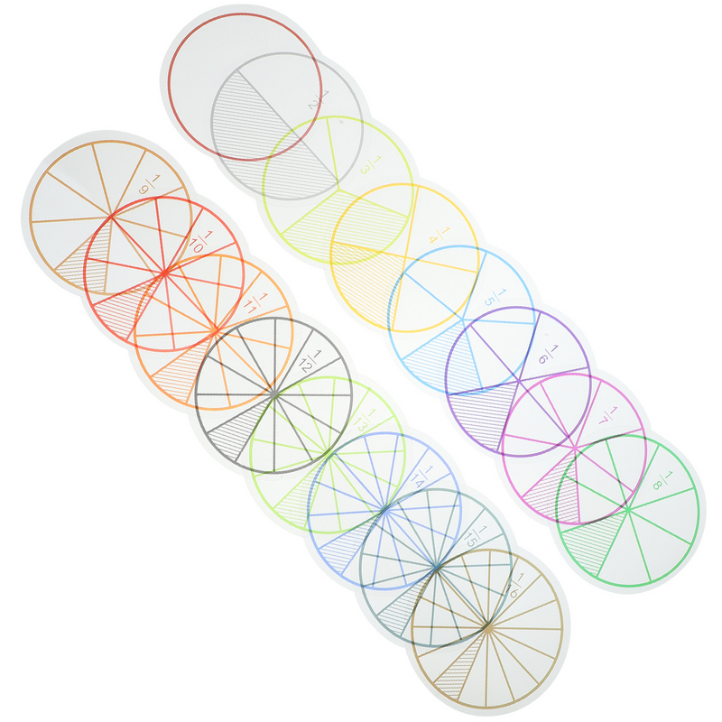 Circles Learning Circles manipolatori in PVC per lo sviluppo dell'intelligenza matematica nelle elementari e in età prescolare