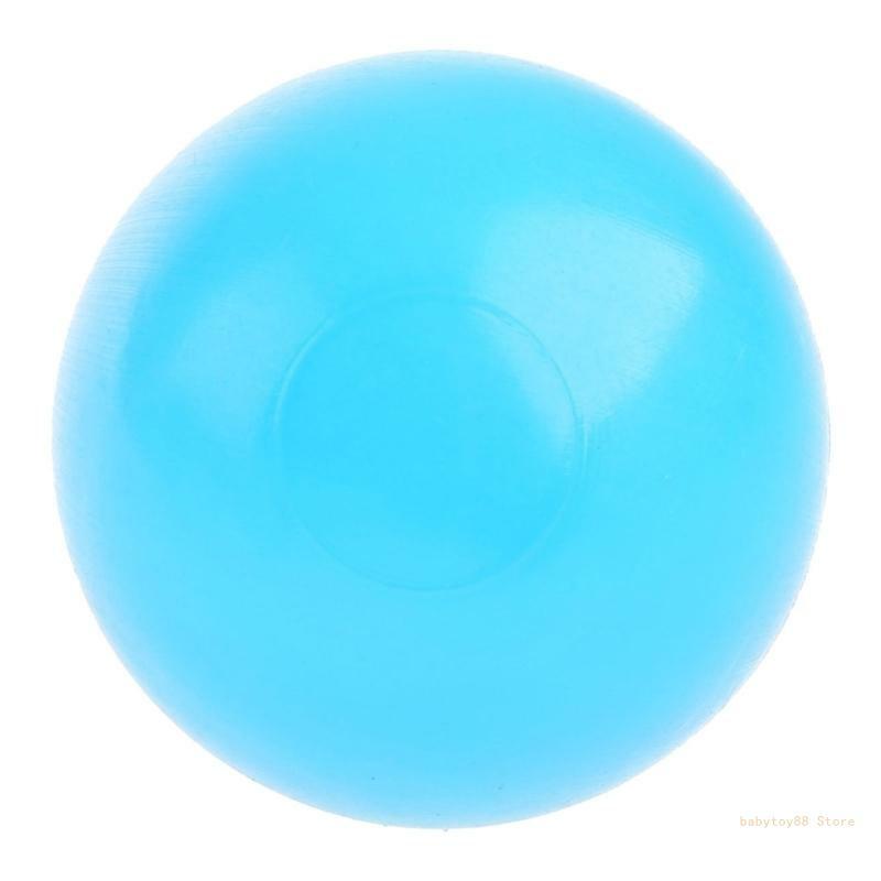 Y4UD 1 szt. Zabawa pływanie Kolorowa miękka plastikowa piłka oceaniczna Bezpieczna zabawka dla dzieci