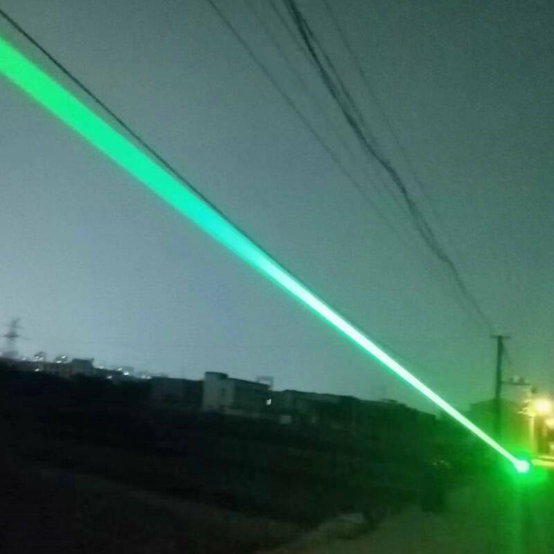 Luz verde de alta potência para rodovia, Luz de advertência a laser repelente de pássaros, Beacon Light Show, 520 nm1w