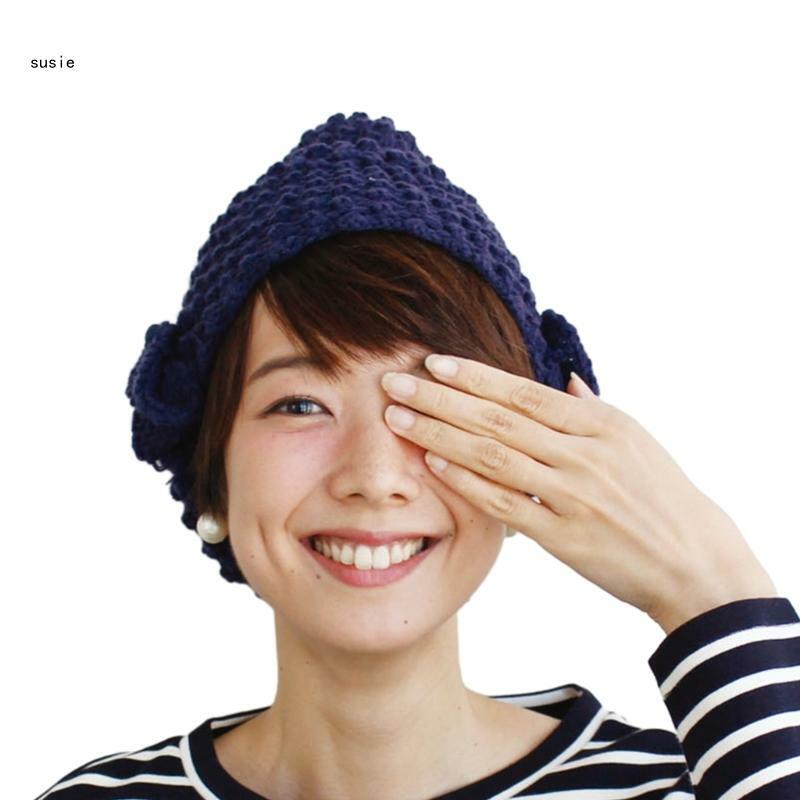 Mũ len đan mùa đông X7YA dành cho thanh thiếu niên Giữ ấm Bảo vệ Mũ chống gió