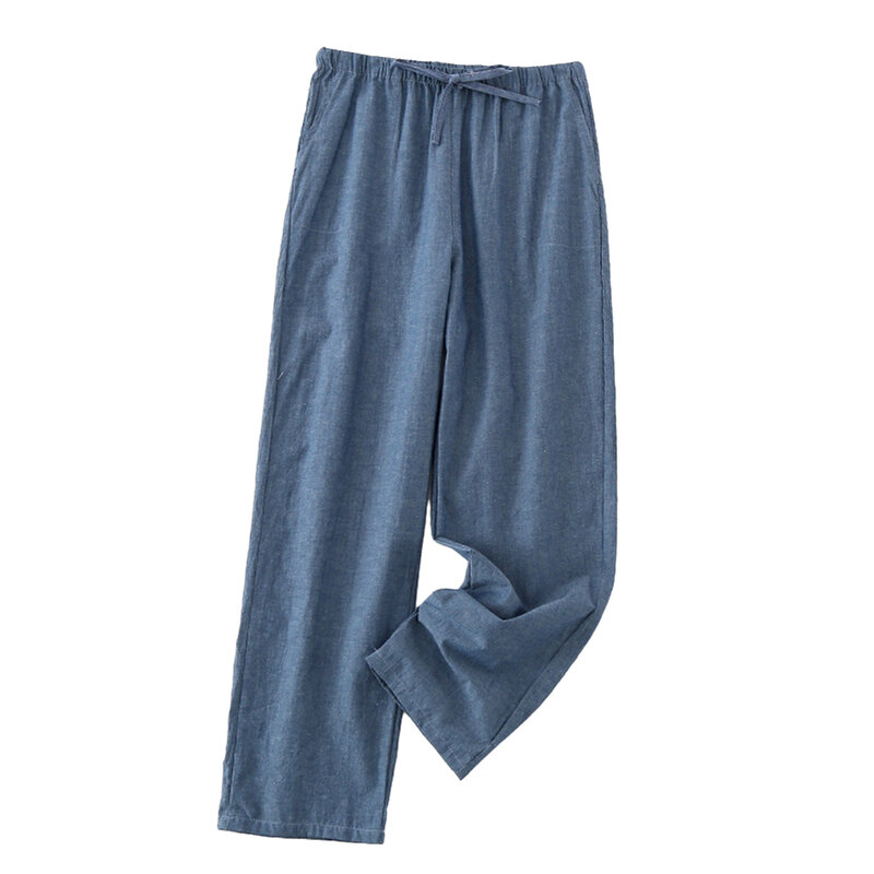 Bramd-Pijama deportivo de poliéster para mujer, pantalones largos, ropa de dormir, 1 piezas, drapeado, M-2XL, Color sólido, otoño