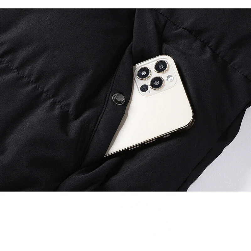 メンズ防水長袖ジャケット,防寒着,ラージサイズ,ポケット,カジュアル,冬,2024