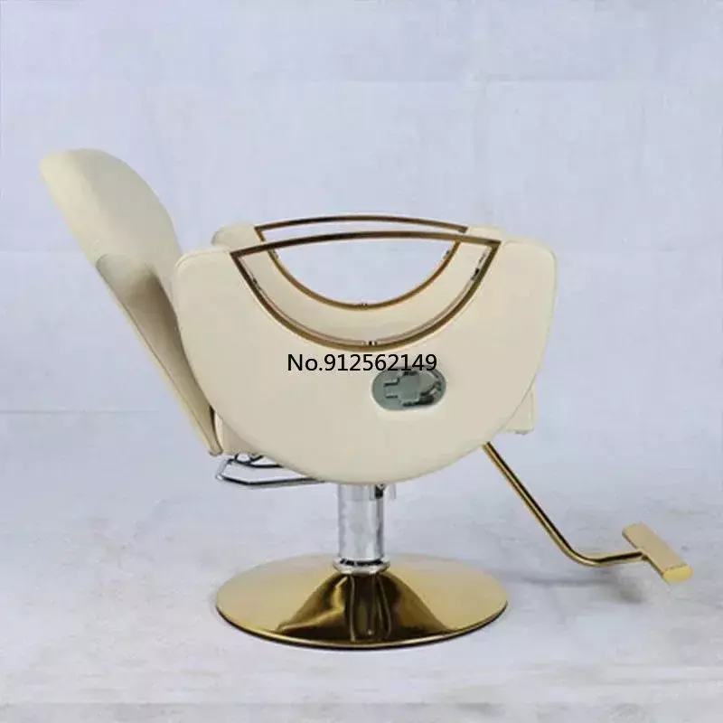 Komputer relaksujący krzesło do salonu do salonu fryzjerskiego nowoczesny styl ścinanie włosów krzesło obrotowe podnośnik fryzjerski Stoel dom umeblowanie