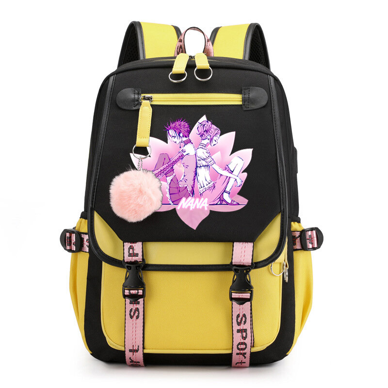 Nana Osaki Anime Casual Backpacks Teenage Girls Laptop Bag Student SchoolBag Fashion Nana Bagpack Mochila School Rucksack