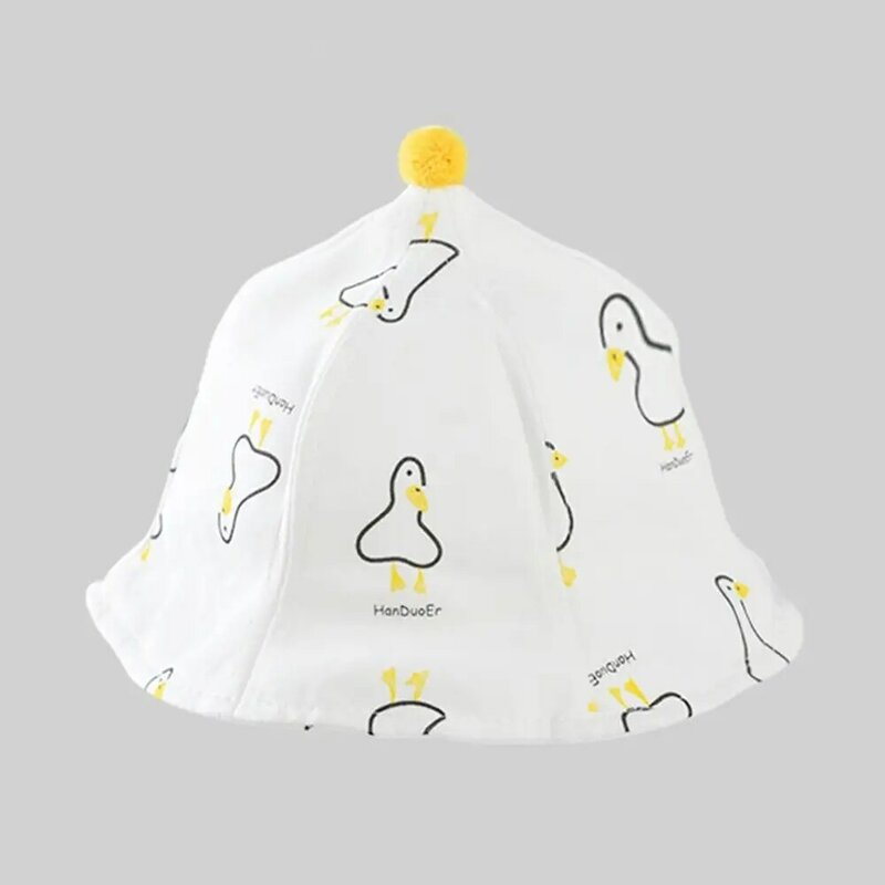 코튼 아기 모자, 캐주얼 귀여운 통기성 물방울 방지 보호 모자, 야외 용수철 가을 신생아 모자