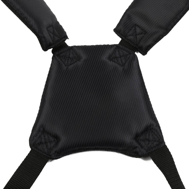 Alças mochila para saco golfe ajustáveis ​​pretas alças duplas fáceis usar Y1QE
