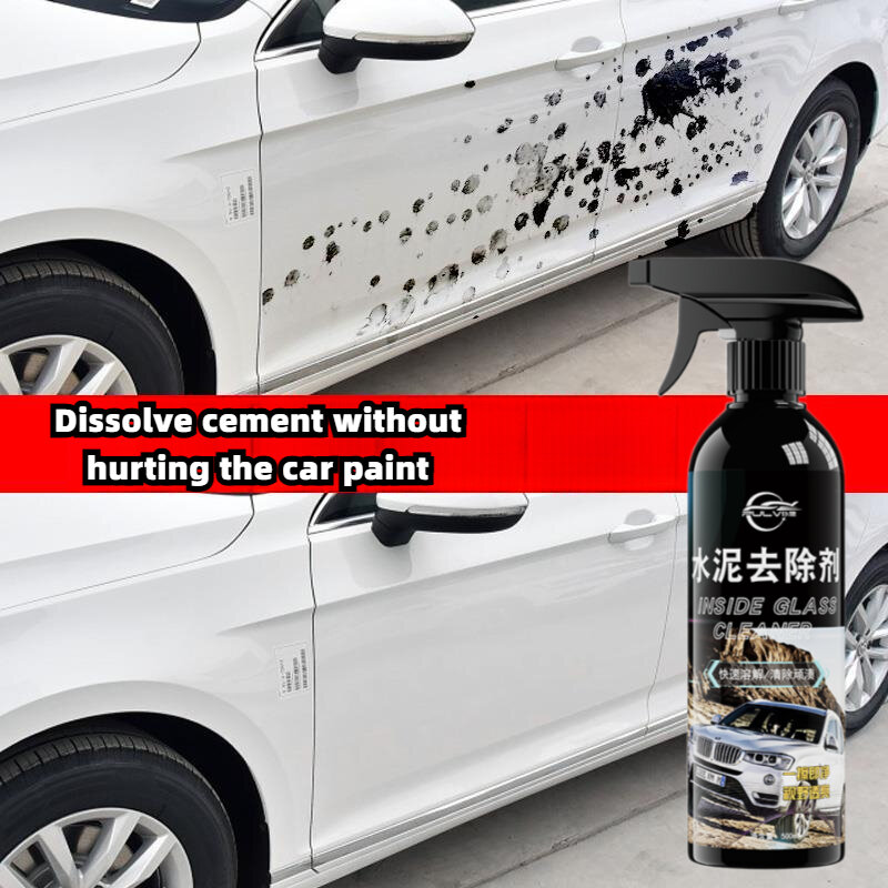 500ML Cimento removedor, limpador de carro, limpeza do vidro, limpador especial para o carro para remover concreto