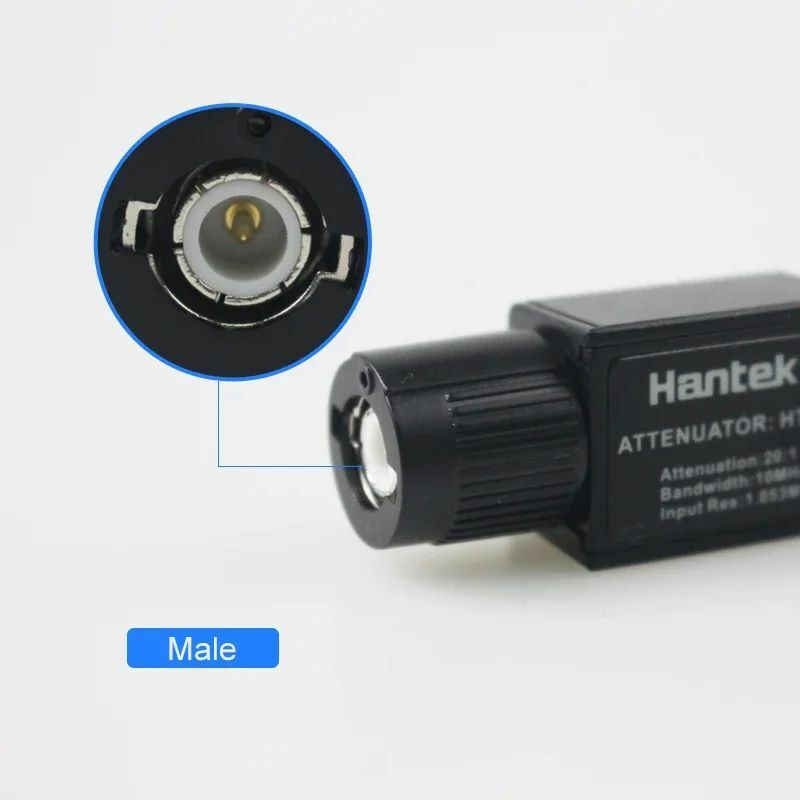 Hantek 오실로스코프 감쇠기, HT201 프로브 액세서리, 입력 저항 신호 발생기, 1008C 2D72 6074BE 사용 가능, 1 개