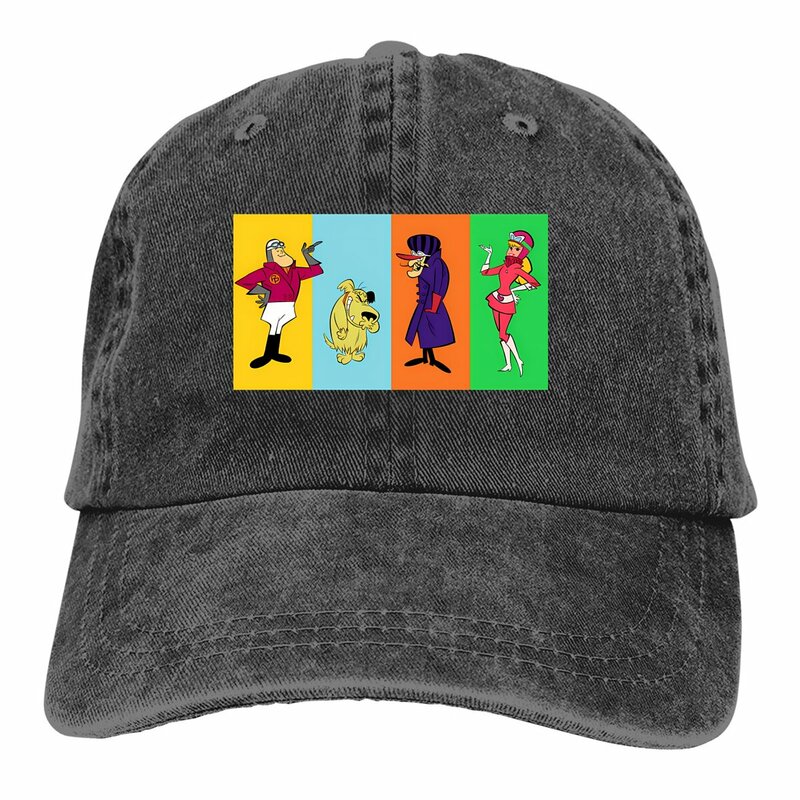 قبعات بيسبول فردية للرجال ، قبعة بلغت ذروتها ، سباقات واكي ، قبعات ظل الشمس