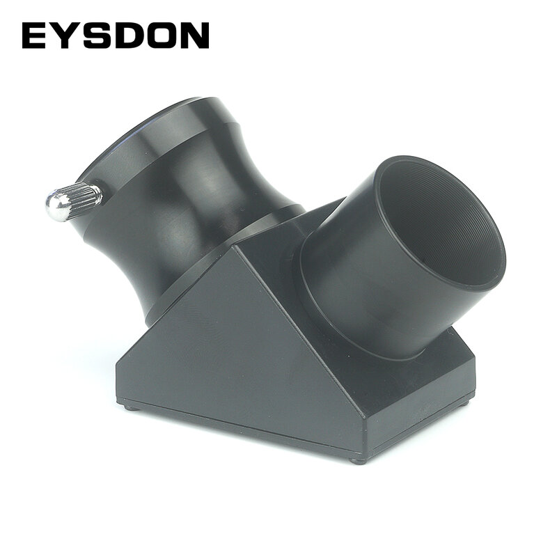 EYSDON 천체 망원경용 거울 대각선 어댑터, 시야각 변환기, 1.25 인치, 90 ° 천정 거울, #90842