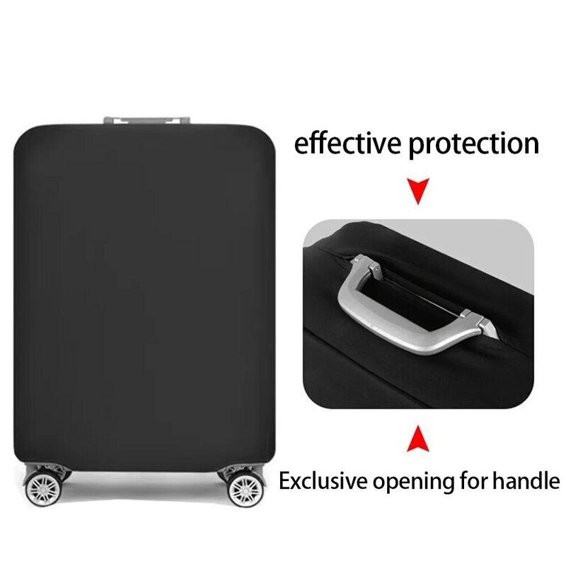 Fashion Unisex Luggage Case Suitcase Protective Cover Samurai Pattern Travel Elastic Luggage Dust Cover Apply 18-32 Suitcase