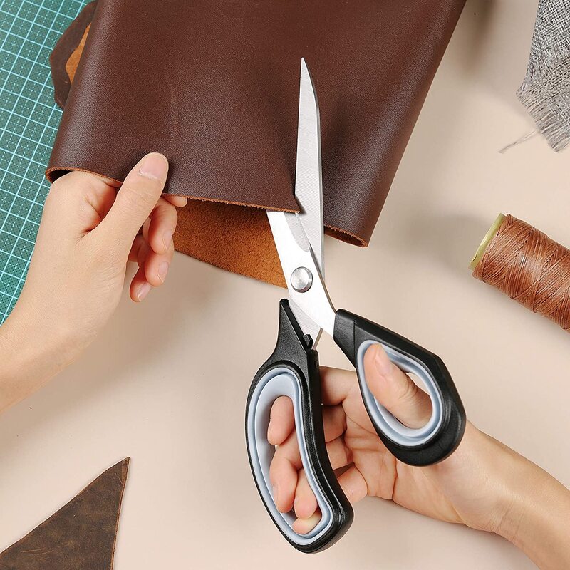 Ножницы для ткани в виде ручки, сверхмощные швейные ножницы, высококачественные портновские ножницы 9,5 дюйма