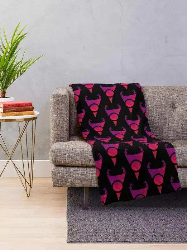 Invader Zim - Irken Logo werfen Decke Plaid Fluffys große Decken