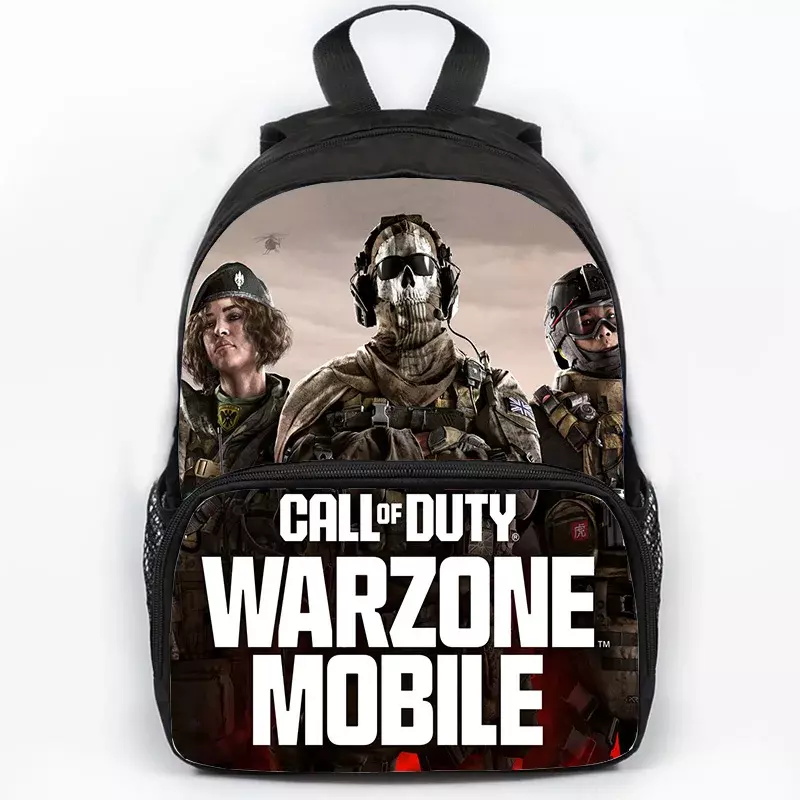 Call of Duty Warzone Mochila para Meninos e Meninas, Bolsas Estudantis de Volta à Escola, Mochlia Presentes para Crianças