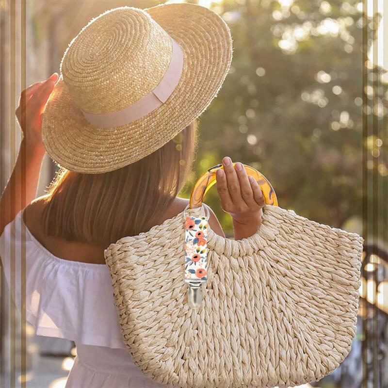 Clip de Metal para sombrero, accesorio decorativo de tela para bolsa, ideal para vacaciones
