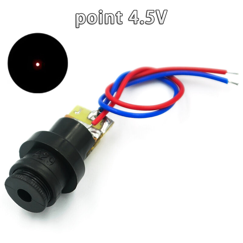 650nm 5mW Red Point / Line / Cross Laser Module Head Glass Lens Focusable Focus Adjustable Laser Diode Head Industrial Class