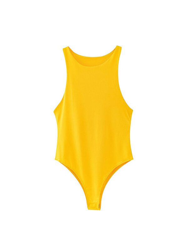 Bodycon sexy monocromático para mulheres, bodysuit chique, macacões curtos de clube, casual feminino, cor verde, slim fit, verão, 8 cores, 2024