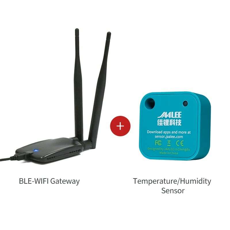 Jaetabek Suhu Pintu Gerbang WiFi/Kelembaban/Titik Embun/VPD Termometer/Monitor Higrometer Kulkas Lemari Es Peringatan Alarm Kulkas