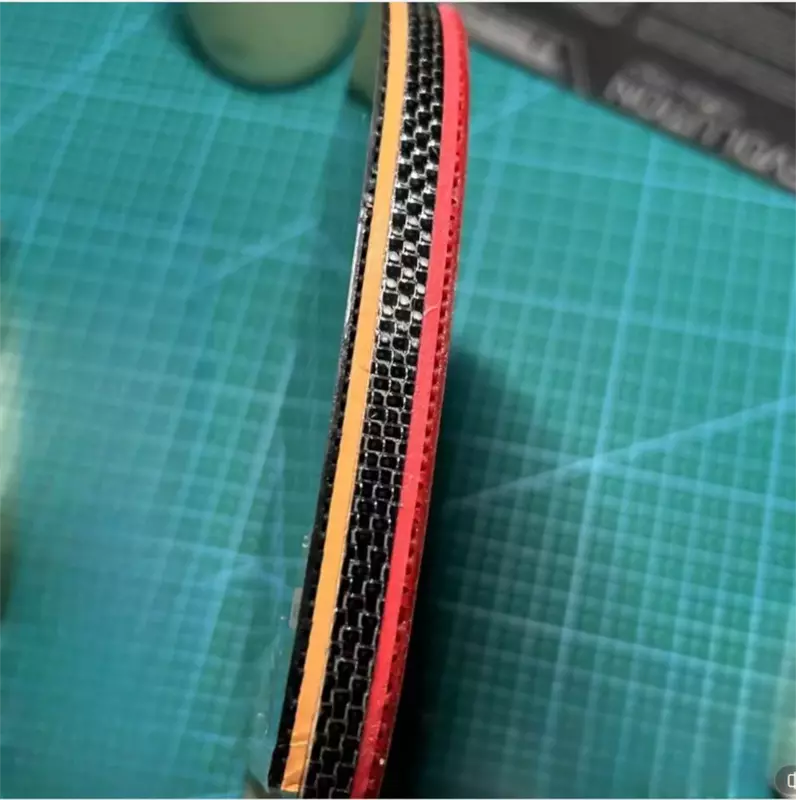 Cinta de fibra de carbono superdura para el borde de la raqueta de tenis de mesa, cinta ligera para Paddle y Bat, 5,5mm/6mm, 1 unidad