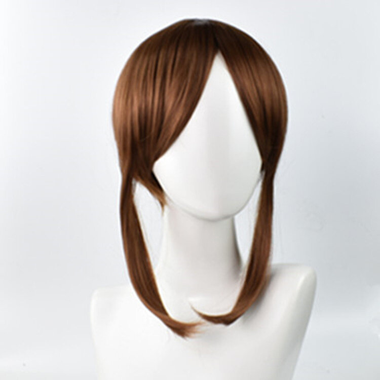 Anime Cosplay Wig Brown Braid Hairstyle Simulation Hair Game Role Periwig Long Wig Adult Halloween Costume Headwear Props