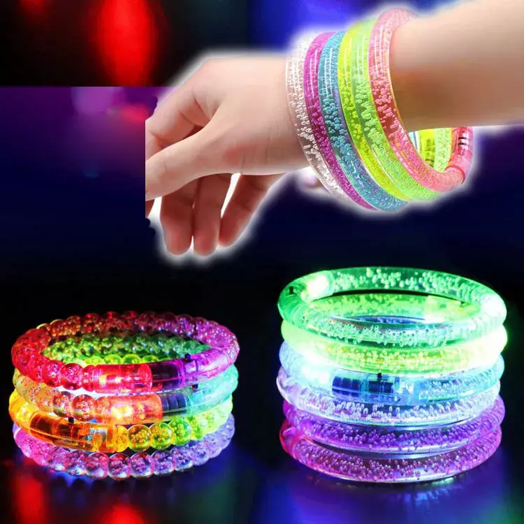 Bracelet lumineux 3 pièces, produits Flash de fête, jouets pour enfants, cadeaux