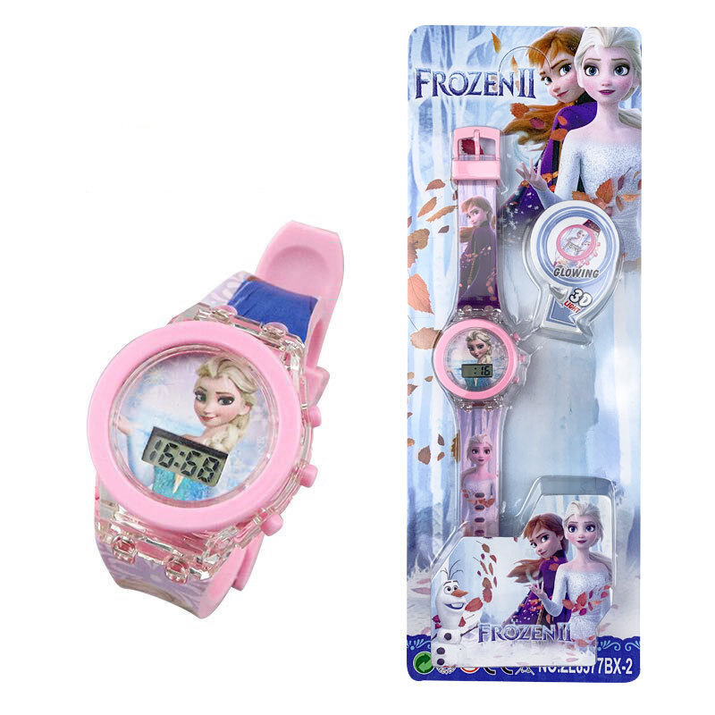 Relógio Hello Kitty feminino, Relógio luminoso infantil, Presente infantil, Sanrio, Kuromi, Relógio, Relógios de pulso