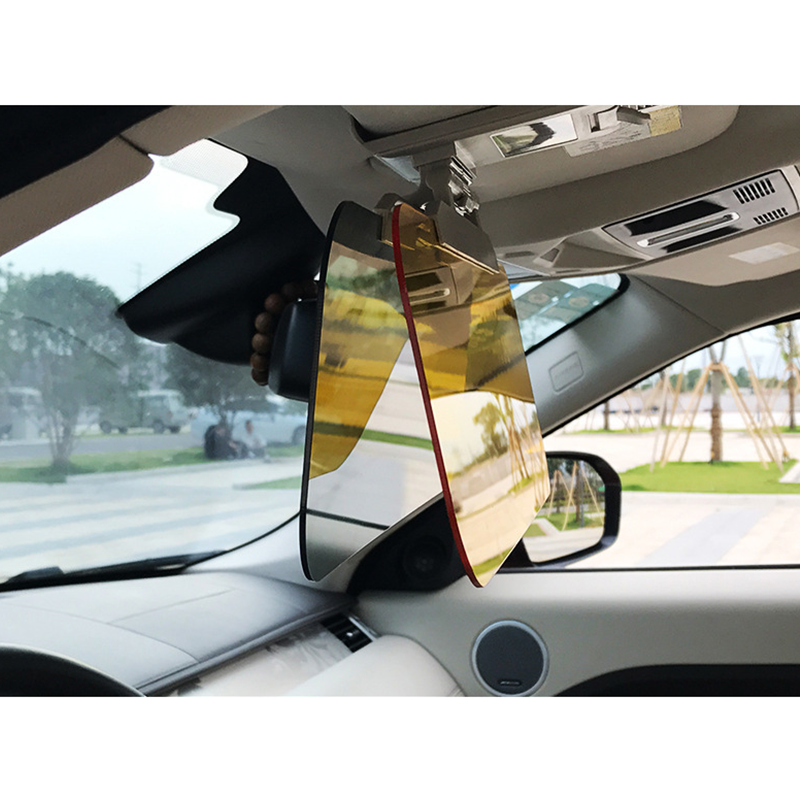 Dia e Noite Carro Sun Visor, Óculos Anti-Dazzle, Clip-On Driving, Escudo do Veículo, Clear View, 32x11cm
