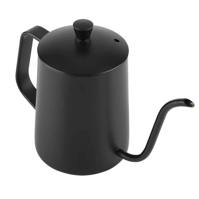 stainless steel coffee pot long narrow spout coffee pot for kitchen coffee shop coffeemaker coffeepot