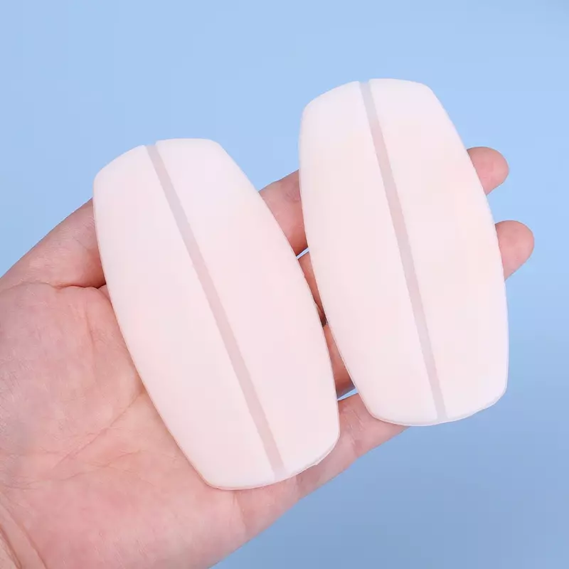 Almohadillas de silicona antideslizantes para mujer, almohadillas suaves con correa para el hombro, soporte para aliviar el dolor, 1 par