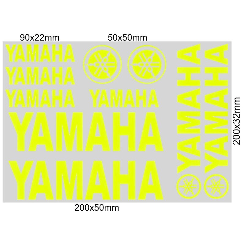 Autocollant de moulage pour Yamaha, décalcomanie en vinyle, kit de logo de moto