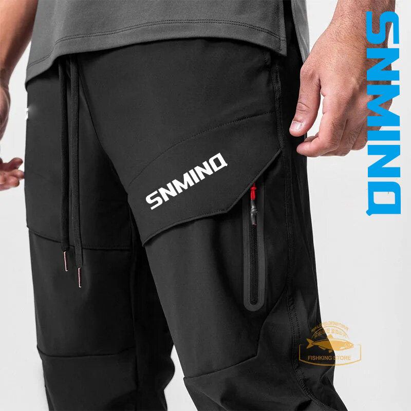 Летние рыболовные штаны 2024, мужские спортивные эластичные дышащие штаны для рыбалки, велосипедные тренировочные штаны для бега