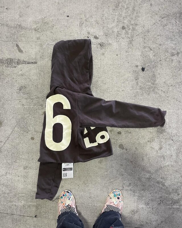 2024 baru hoodie bordir alfabet mode jalanan retro Amerika untuk wanita hoodie longgar pasangan tren Harajuku Punk Y2k