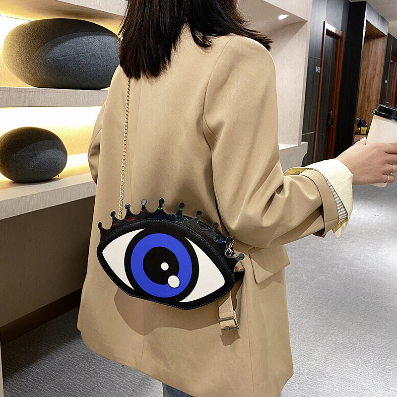 Bag Eye Hop Shoulder Hip Female New Trendy Chain Handbags For Women Casual High-Quality Messenger Versatile Luxury Crossbody Y2k