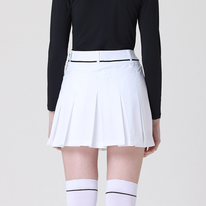 Женская юбка для гольфа Azureway, Женская эластичная облегающая юбка-карандаш, юбка-карандаш с внутренней отделкой, короткая спортивная юбка в Корейском стиле