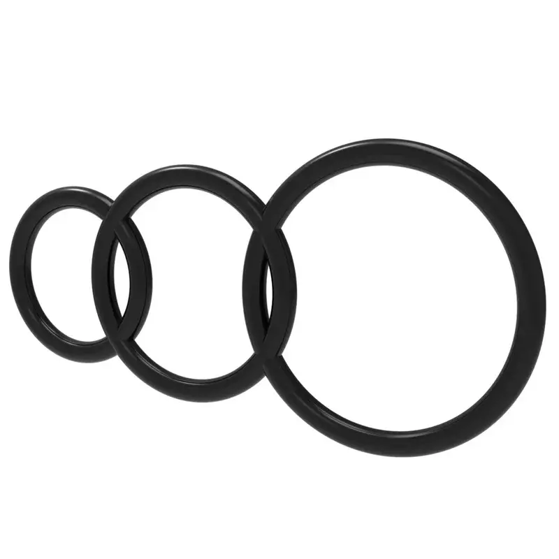 แหวนล็อก3ชิ้น/เซ็ตแหวนซิลิโคนทนทานสำหรับอวัยวะเพศชายแหวนยางชะลอการหลั่งสำหรับเซ็กซ์ทอยเพศชาย