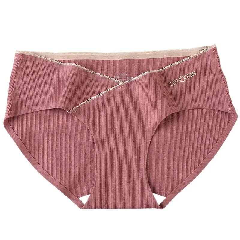 M~4XL Jacquard Cotton Low Waist Belly Maternity Panties Plus Size Seamless Underwear for Pregnant Women Ladies Pregnancy Briefs