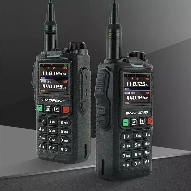 Baofeng-UV18 Pro Max GPS Walkie Talkie, UV-17Pro Banda de ar, UV-17Pro, Rádio Seis Bandas Frequência Cópia, UV-17Pro, 200-260MHz, 350-355MHz