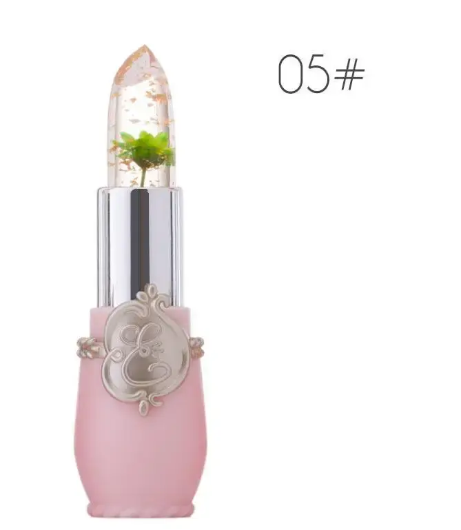 Lipstik Bunga Anti Air Lipstik Jeli Bunga Transparan Berubah Warna Tahan Lama 6 Warna Lipstik Bunga Lip Balm