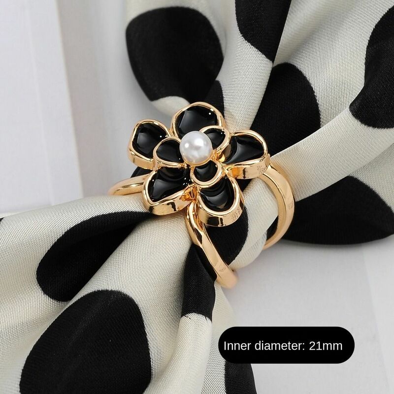 Crystal Scarf Buckle New Alloy DIY Brooches Knotting Artifact Multifunctional Scarf Clasp Jewelry Accessories