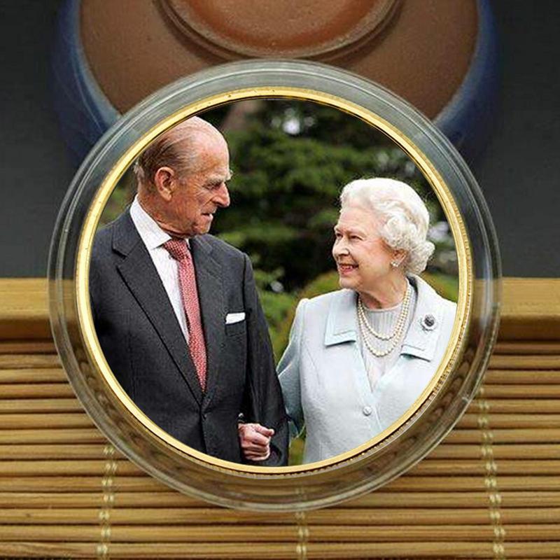 Królowa elżbieta II pamiątkowa moneta 2022 Metal jej wysokość pamiątka pamiątka dla kolekcjonerów pamięć członków kościoła
