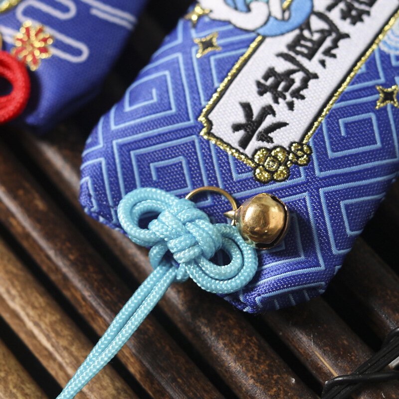 Bolsa de brocado de guardia japonesa Asakusa Temple Guard, bolsa de transporte, bolsita pequeña colgante, estilo japonés, Imperial de viento