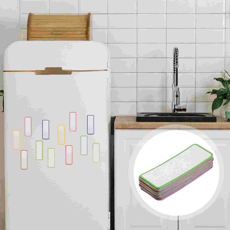 Magnetic Refrigerator Magnets Whiteboard Magnetic Whiteboard Refrigerator Magnetic Whiteboard Erasable Card Name Tags Colored