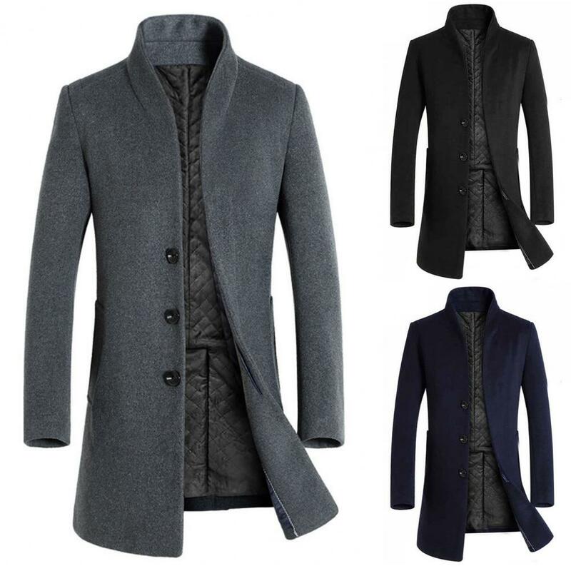 Мужское пальто, отличное мужское пальто, длинное зимнее пальто, толстая зимняя куртка для работы