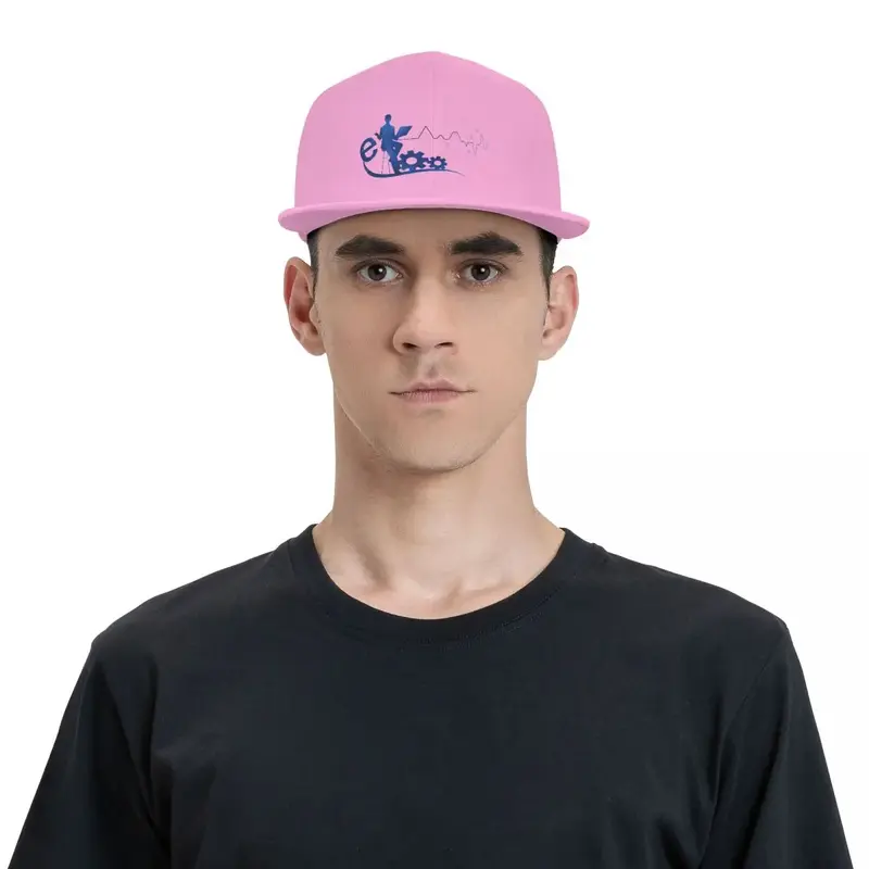 Topi bisbol untuk pria wanita, anggota teknis personalisasi, topi olahraga Hip Hop Snapback datar
