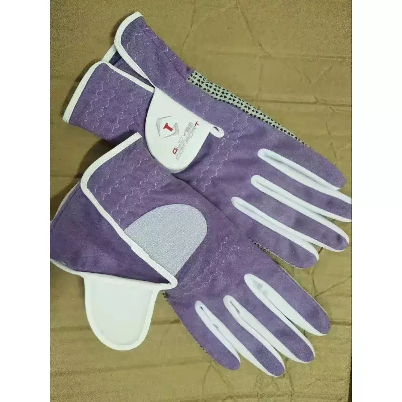Перчатки для гольфа женские из муслина солнцезащитные дышащие и износостойкие