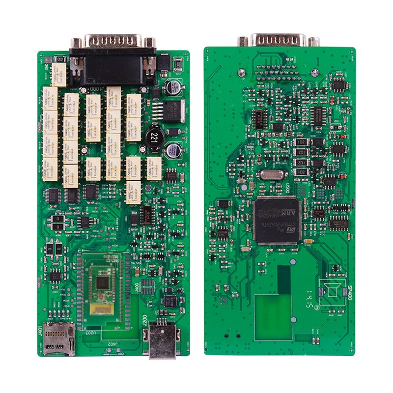 Placa única PCB Real 9241A, Chip 2021,11 TCS Multidiag PRO + Bluetooth 4,3 para herramienta de diagnóstico de camiones y coches multimarca