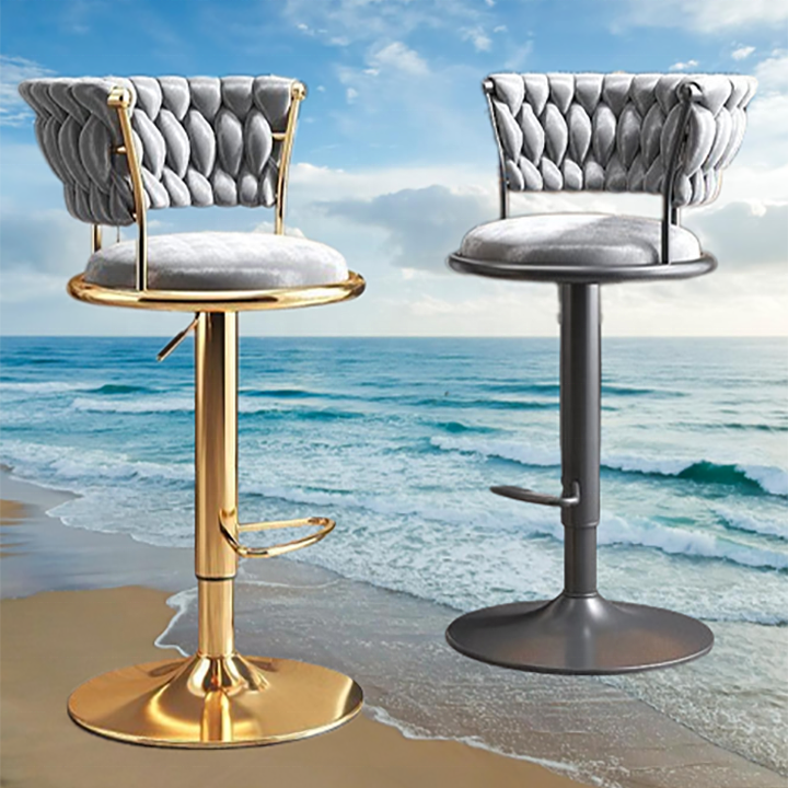 Высокий стул для стойки, барные стулья, современный регулируемый барный стул для вращения барных стульев