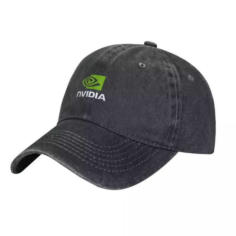 Nvidia-Chapeau de cowboy noir pour hommes et femmes, chapeau de randonnée, protection solaire UV, chapeau de tennis